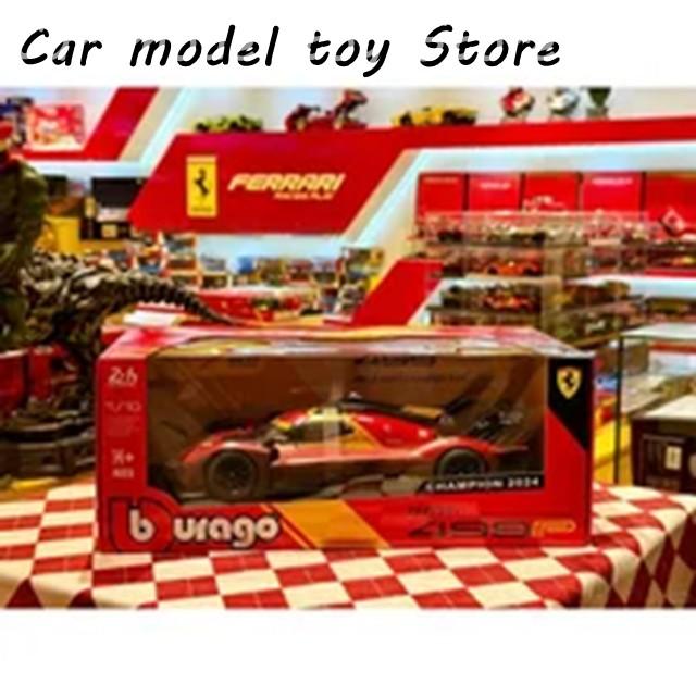 ミニカー　Ferrari , 三菱、Mercedes,mini champ 並行輸入品 BBURAGO 1:18 MUDDY DIRTY FERRARI 499P CHAMPION 2024 24H