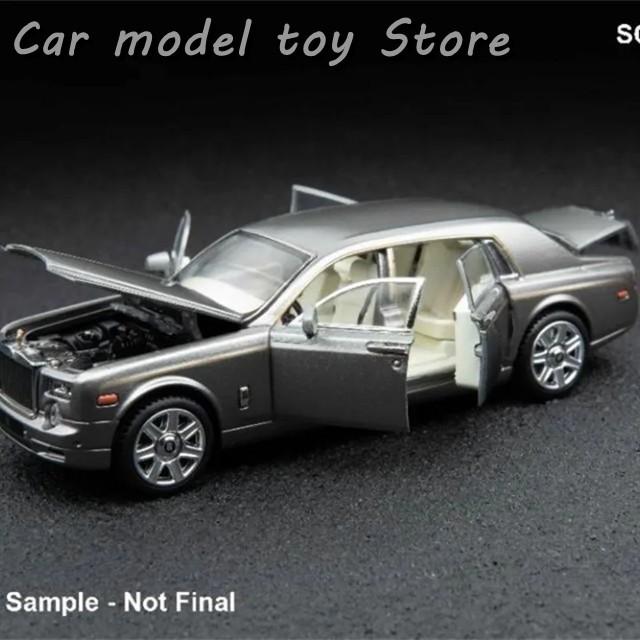 DCM 1/64 ロールス ロイス ファントム 7代目 シルバー フル開閉 並行輸入品 ダイキャスト DCM 1/64スケール ロールスロイス ファントム