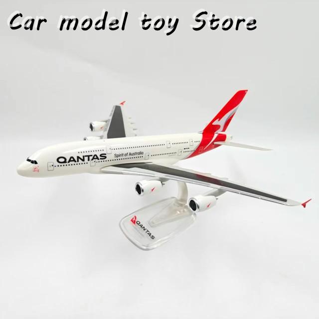 カンタス航空　A380 航空機　1/200　ダイキャストモデル　LED付 並行輸入品 ダイキャスト 1/200 スケール A380-800 カンタスリンク