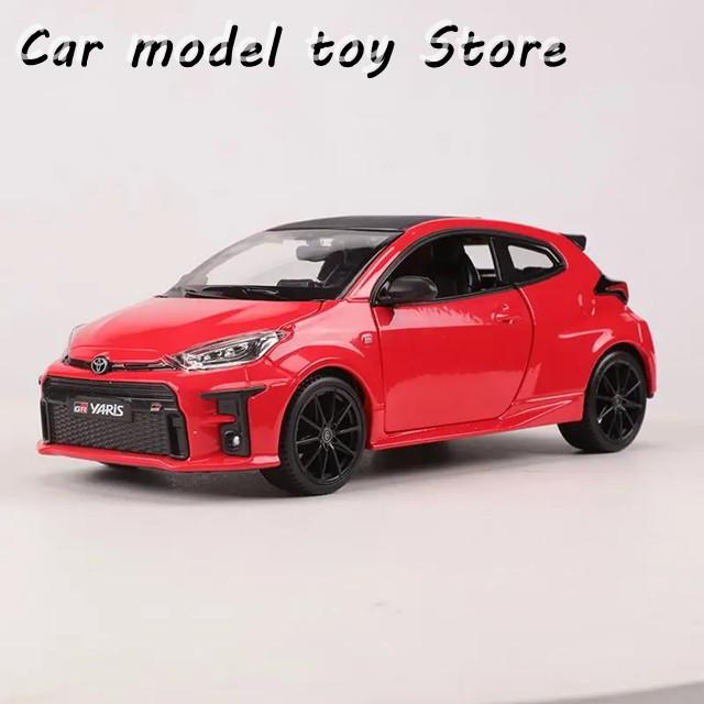 並行輸入品 ダイキャスト製 1:24スケール トヨタ GRヤリス カーモデル