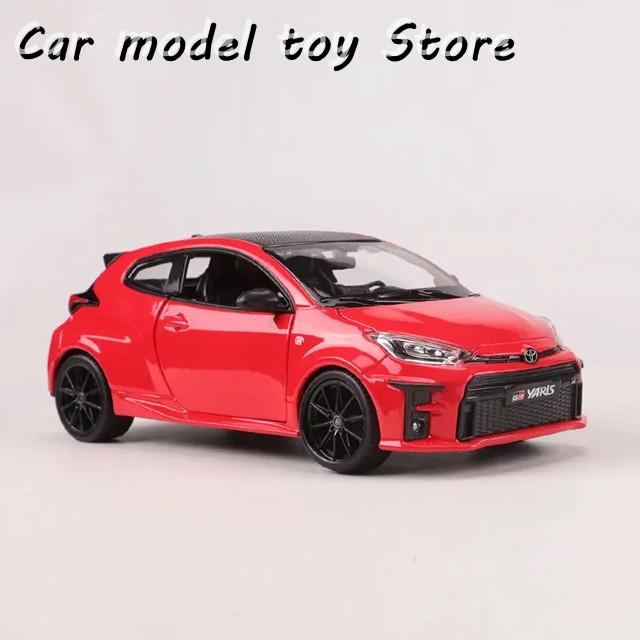 並行輸入品 ダイキャスト製 1:24スケール トヨタ GRヤリス カーモデル