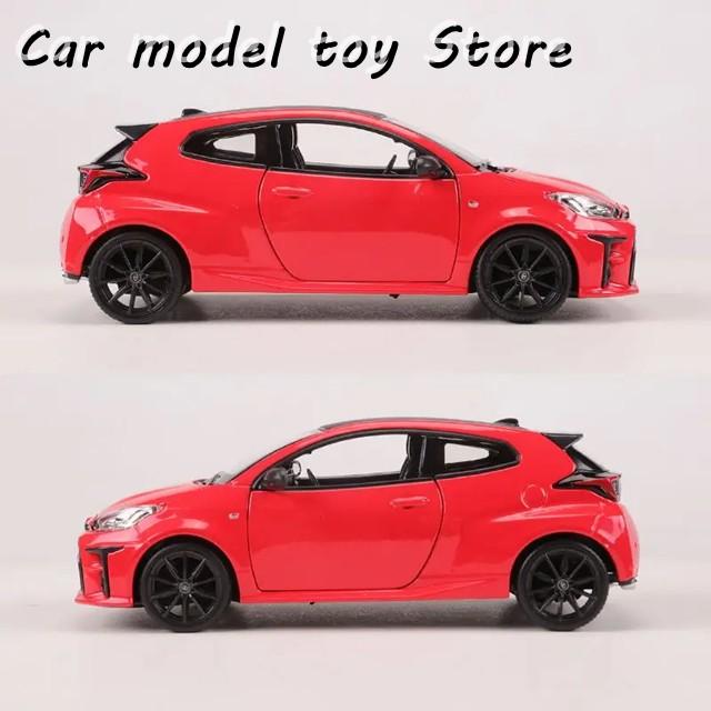 並行輸入品 ダイキャスト製 1:24スケール トヨタ GRヤリス カーモデル