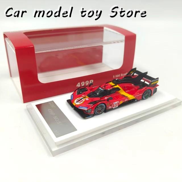 並行輸入品 ダイキャストモデル 1:64スケール フェラーリ 499P 2023