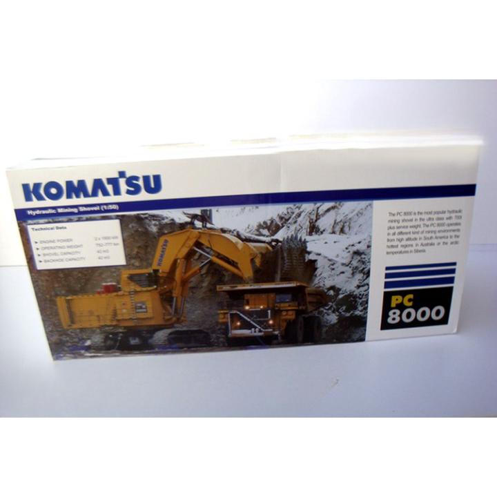 ミニカー 1/50 コマツ KOMASTU PC-8000-11 建機 イエロー : Car ミニカー 1/50 コマツ KOMASTU PC-8000-11 建機 イエロー : Car