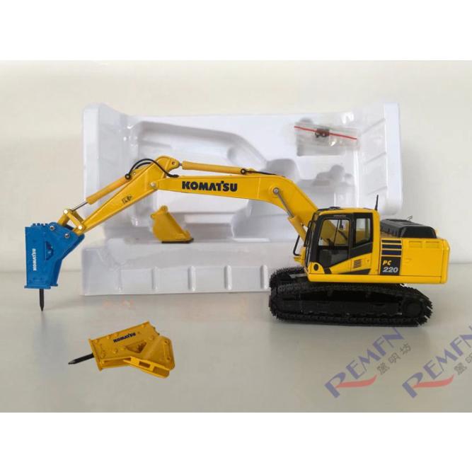 ミニカー 1/50 コマツ KOMASTU PC220-10 ショベルカー イエロー ミニカー 1/50 コマツ KOMASTU PC220-10 ショベルカー イエロー