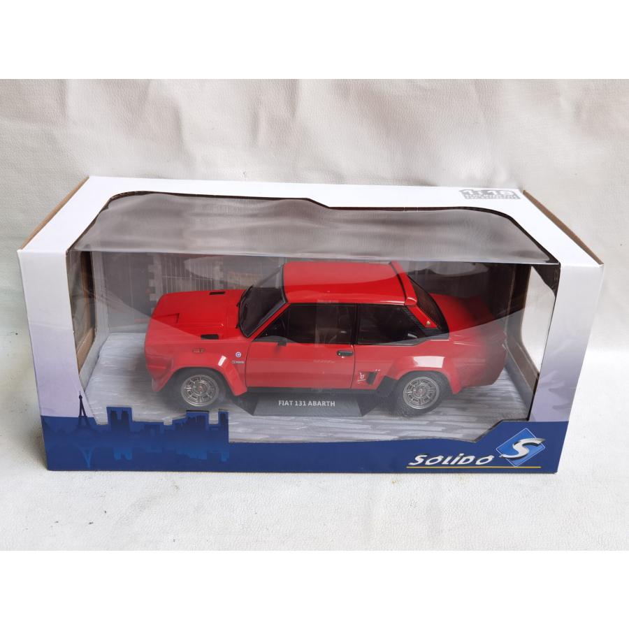 ミニカー SOLIDO 1/18 フィアット FIAT 131 ABARTH 1980 ソリド
