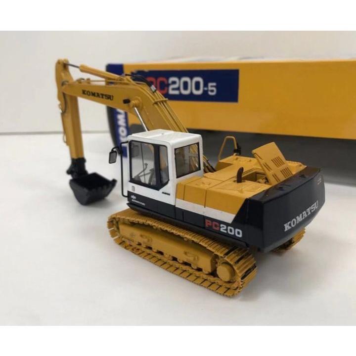 ミニカー 1/50 Komatsu PC200-5 作業車 イエロー MI1907 : Car ミニカー 1/50 Komatsu PC200-5 作業車 イエロー MI1907 : Car