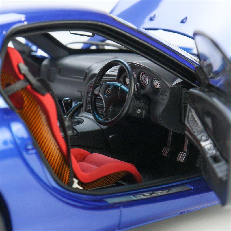 ミニカー 1/18 Mazda RX-7 Spirit R ブルー : Car model toy ミニカー 1/18 Mazda RX-7 Spirit R ブルー : Car model toy