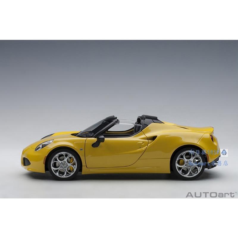おもちゃ Alfa Romeo 4C ミニカー 1⁄18 オートアート