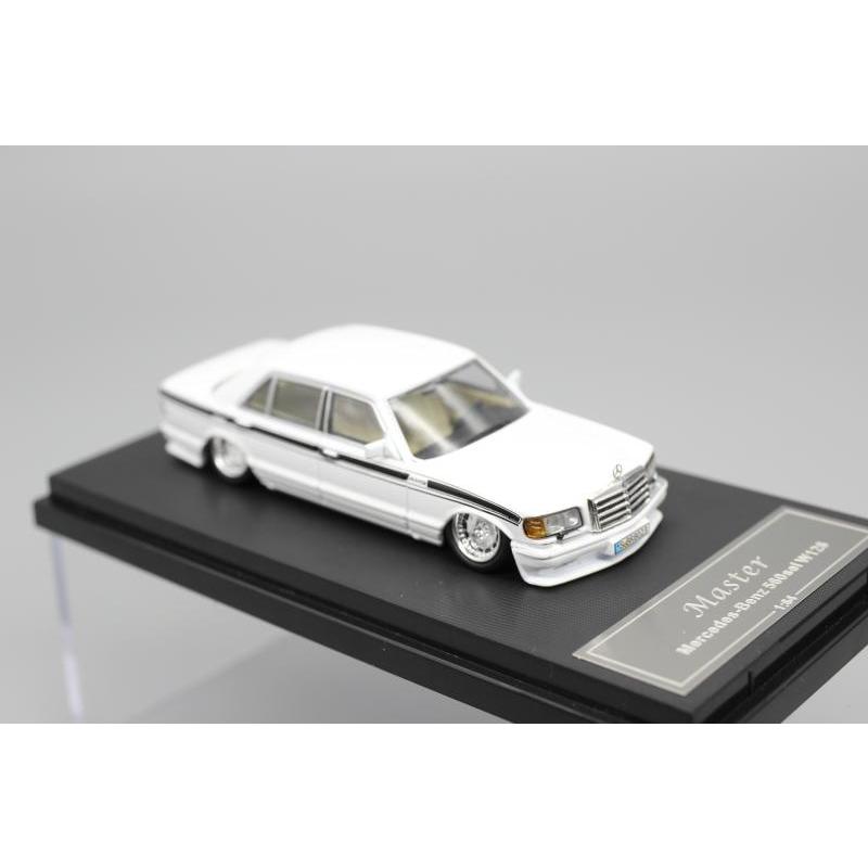 ミニカー 1/64 ベンツ 560SEL W126 MASTER ホワイト : Car model ミニカー 1/64 ベンツ 560SEL W126 MASTER ホワイト : Car model