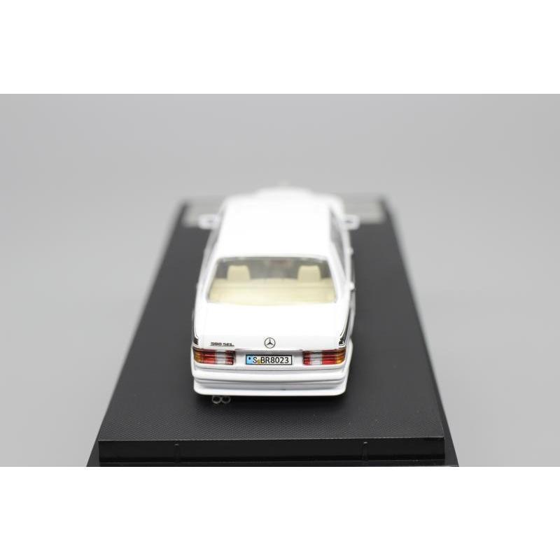 ミニカー 1/64 ベンツ 560SEL W126 MASTER ホワイト : Car model ミニカー 1/64 ベンツ 560SEL W126 MASTER ホワイト : Car model