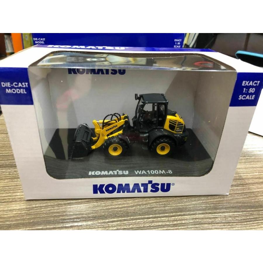 ミニカー 1/50 コマツ WA100M-8 ホイールローダー ミニカー 1/50 コマツ WA100M-8 ホイールローダー