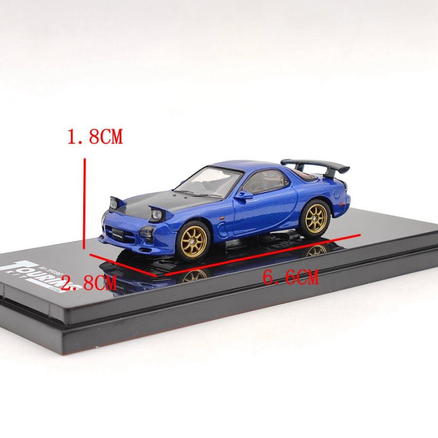 ミニカー 1/64 マツダ ホビージャパン RX-7 FD3S (Aスペック) GT WING アロイモデル｜k-e-s-shop｜03