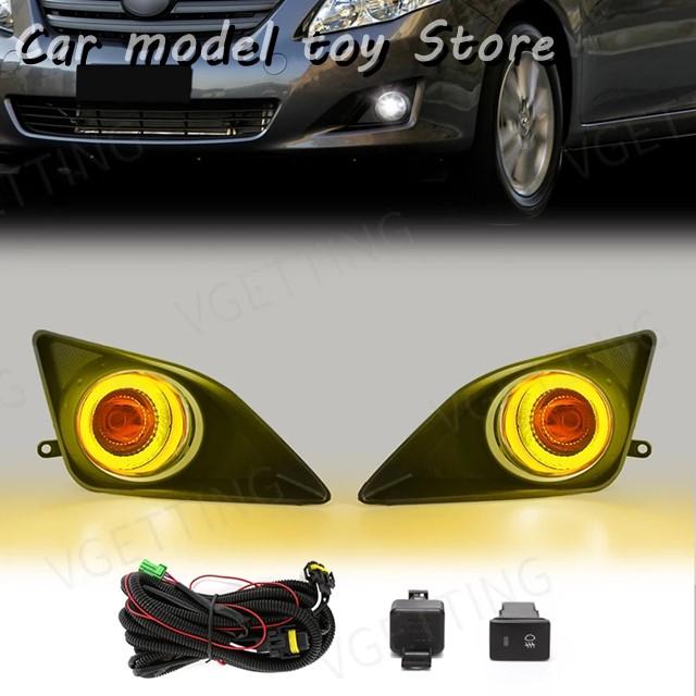 【並行輸入品】トヨタ デイタイムランニングライト DRLエンジェルアイ フォグ  カローラ ルティス 2008 2009 2010用 カスタムパーの画像