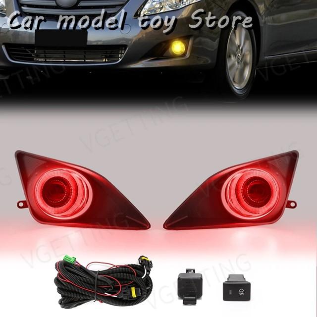【並行輸入品】トヨタ デイタイムランニングライト DRLエンジェルアイ フォグ  カローラ ルティス 2008 2009 2010用 カスタムパーの画像