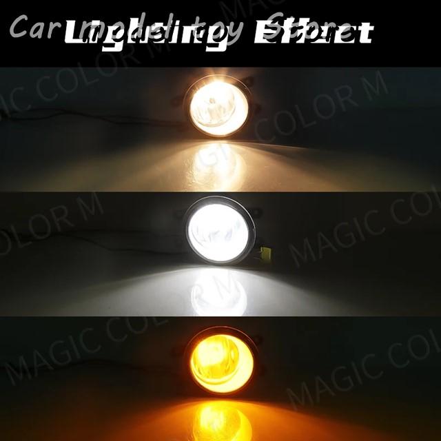 【並行輸入品】トヨタ  RACTIS用LEDフォグランプ バンパー ヘッドライト交換カバー カーアクセサリー 12V 2010 2011 2012の画像