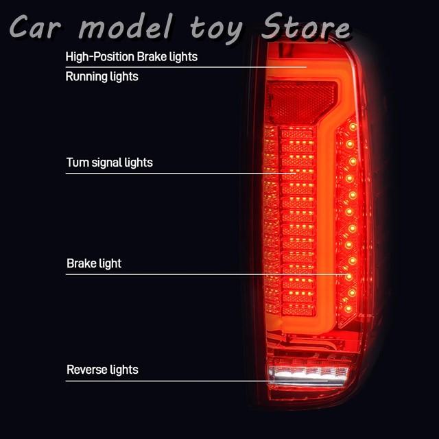 【並行輸入品】日産  外装LED REATライトテールランプACCEMBLYフロンティアナバラD40 2008-2015 2010 2012 LEの画像