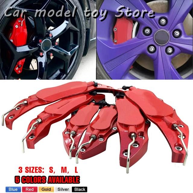 並行輸入品】 2PCS 合金ブレーキ キャリパー カバー汎用フロントリア