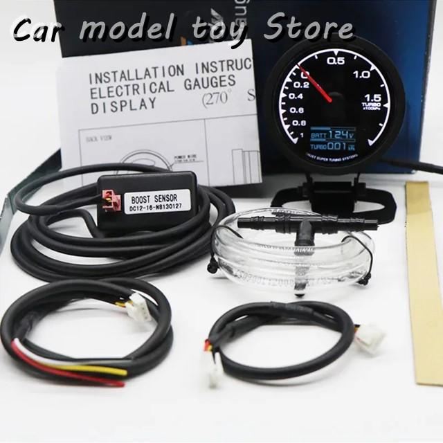 Eoutegn カーメーターユニバーサルゲージ12Vターボブーストゲージ0-3BARカーターボブーストインジケーター AUTOGAUGE ターボ計 ブースト計 追加メーター - メルカリ