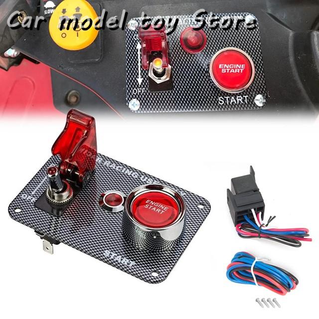 12 V レーシングカー ロッカー スイッチ パネル スターター ライト 