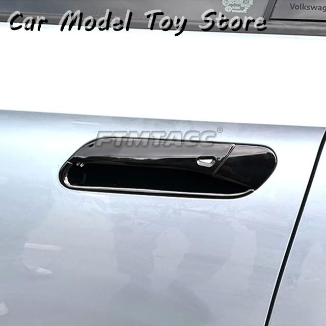 並行輸入品 ABS クローム カーボン ドアハンドル カバー アウター