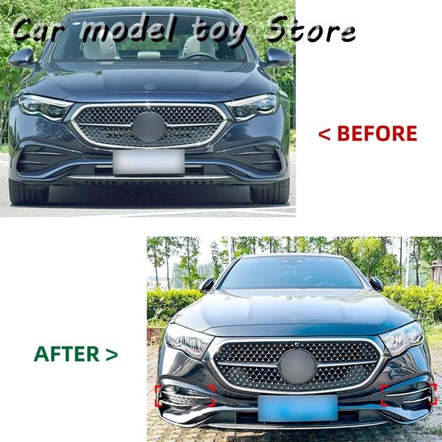 ベンツEクラス W213 フロントバンパー シルバー (182249) 楽天市場】【シルバーメッキ】W213ベンツEクラスモディフィ