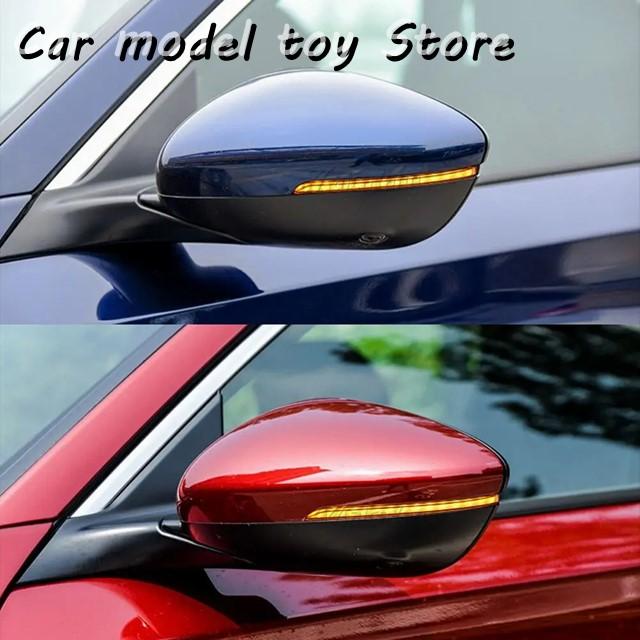 シーケンシャルミラー、リフレクター 専用品25071 シーケンシャルウインカー付バックミラー【デイライトブルー