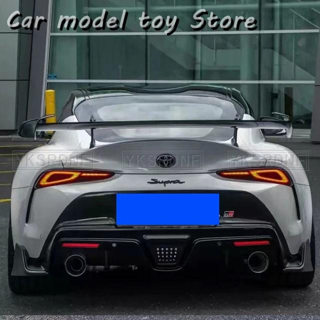 【並行輸入品】トヨタ   スープラ A90 A91 2019-2022 高品質カーボンリアグロスブラックスポイラーウィングトランクリップブーツカバの画像