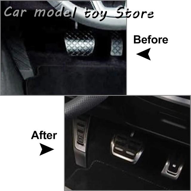 並行輸入品】アウディ 3点セット RHD用ステンレス 製カーフットレスト