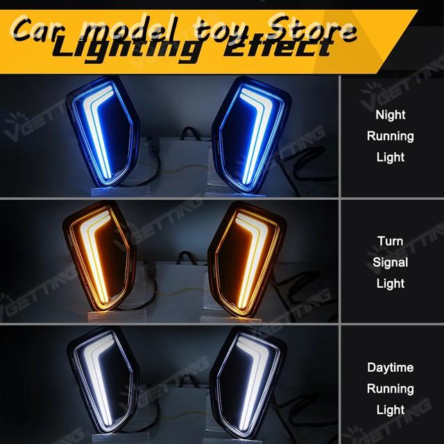 並行輸入品】トヨタカローラクロス2024用カーLED DRLデイタイム