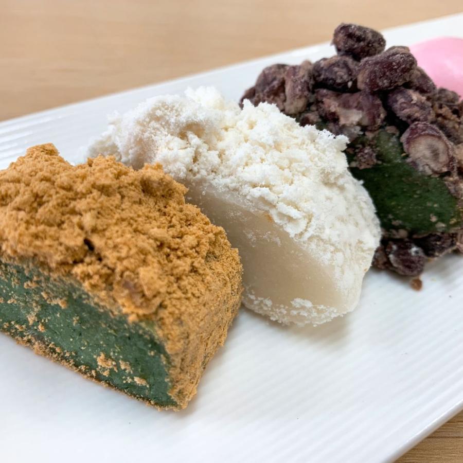 【生餅】韓国餅 コリアン餅 「小豆(あずき) きな粉 」(400g×6本×2色)｜ プレゼント 手土産 お取り寄せ お餅 手作り 韓国料理 国産原料 よもぎ |  | 02