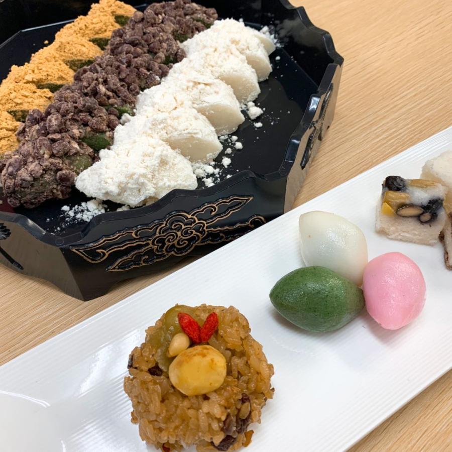 【生餅】韓国餅 コリアン餅 「 小豆(あずき) 白いんげん 」(400g×6本×2色)｜ プレゼント 手土産 お取り寄せ お餅 手作り 韓国料理 国産原料 よもぎ |  | 03