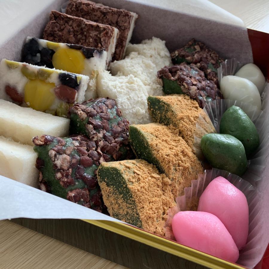 【冷凍】韓国餅 コリアン餅 「小豆(あずき)・きな粉・白いんげん」(270g×3本) |  | 05