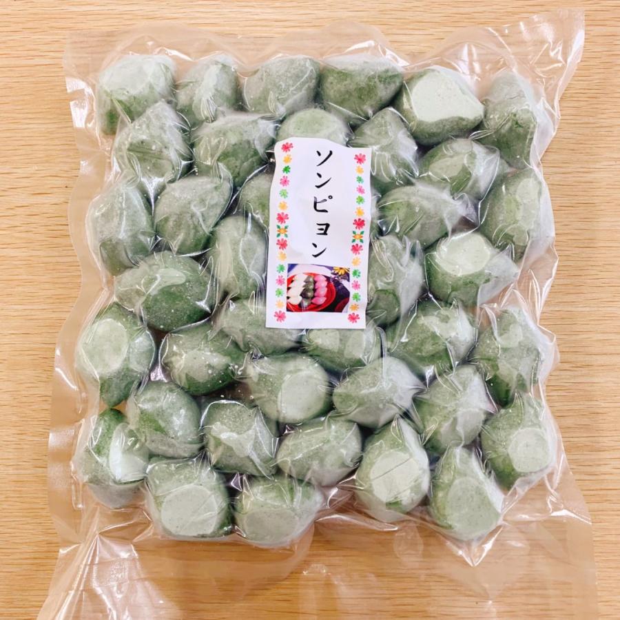 韓国餅 ソンピョン(松餅) よもぎ大袋(つぶあん) 840g ｜ プレゼント 手土産 韓国料理 お菓子 お餅 手作り 小豆 あんこ 人気 お取り寄せ スイーツ デザート 韓国 |  | 01