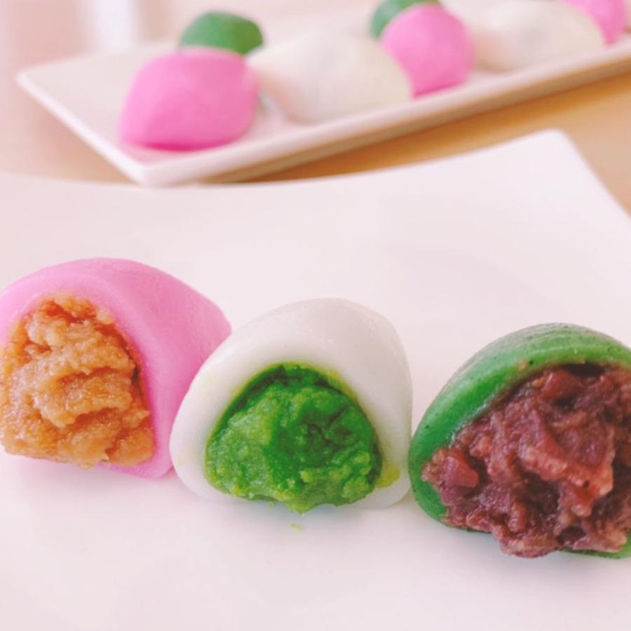韓国餅 ソンピョン(松餅) 白大袋(抹茶こし餡) 840g ｜ プレゼント 韓国料理 お菓子 お餅 手作り 小豆 あんこ 抹茶 人気 お取り寄せ スイーツ デザート 韓国 |  | 02