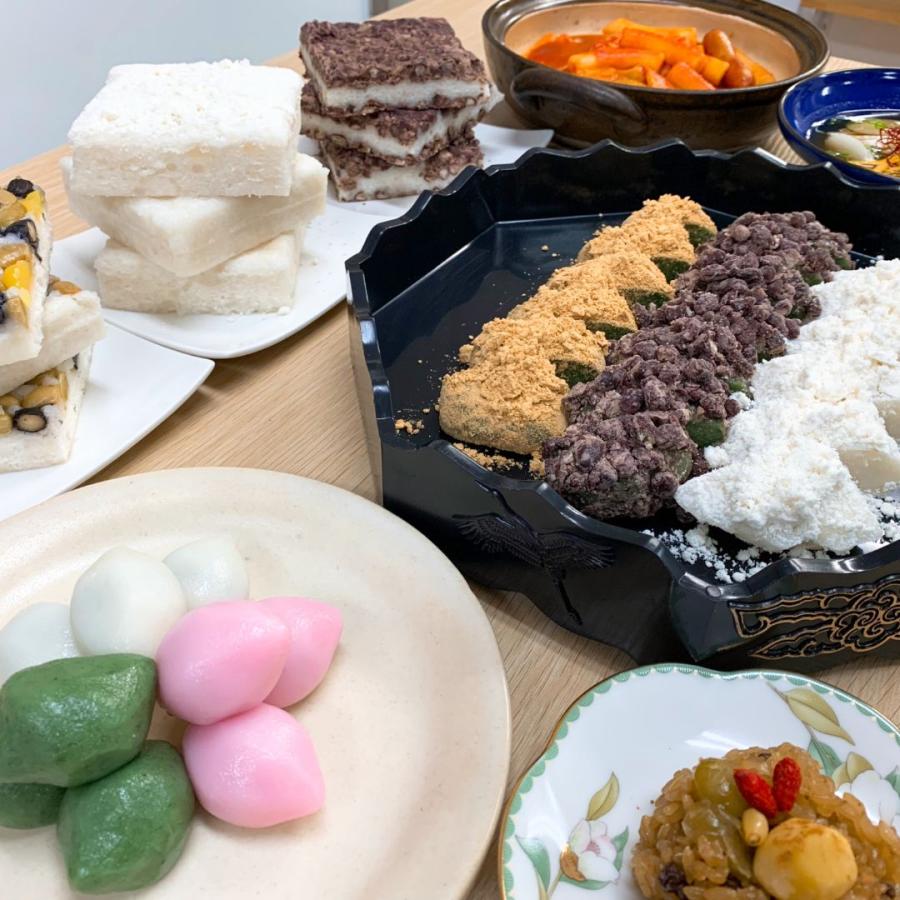 韓国餅 ソンピョン(松餅) 白大袋(抹茶こし餡) 840g ｜ プレゼント 韓国料理 お菓子 お餅 手作り 小豆 あんこ 抹茶 人気 お取り寄せ スイーツ デザート 韓国 |  | 05