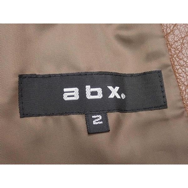 abx レザージャケット・2△エービーエックス/本革/羊革/テーラード型 