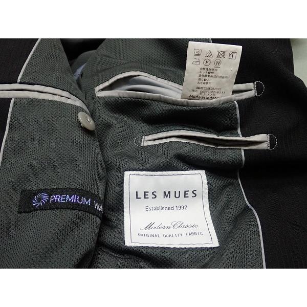 新品 タグ付き 未使用 LES MUES スーツ ブルー ストライプ AB4 メンズ 新品 タグ付き 未使用 LES MUES スーツ ブルー ストライプ AB4