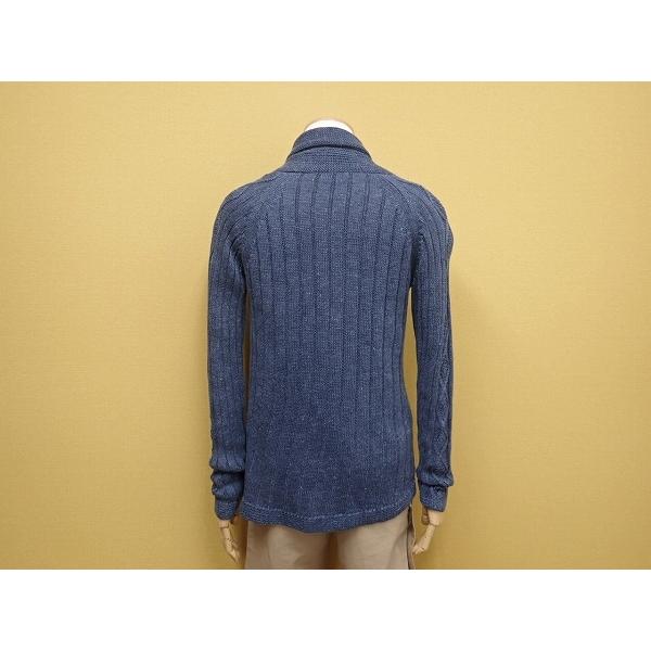 SHIPS（シップス） ショールカラー リネンカーディガン・M▽シップス