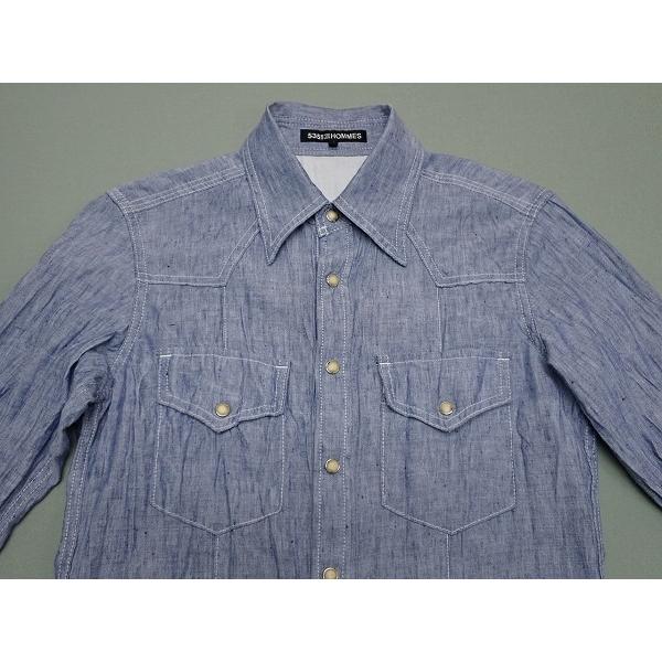 5351 POUR LES HOMMES シャツ・1△5351プールオム/シワ加工/ウエスタン 