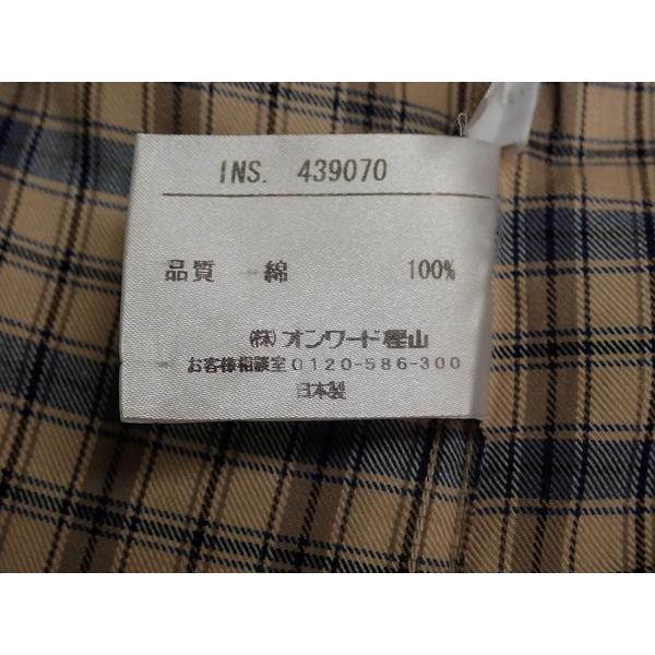 送料無料 DAKS チェック柄シャツ・LL△ダックス/日本製/大きいサイズ 