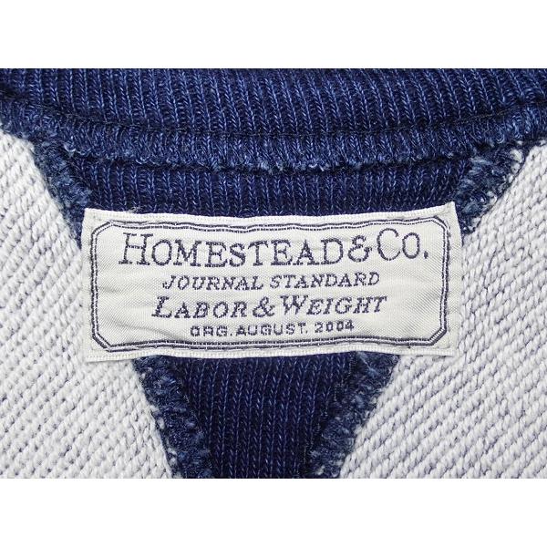 JOURNAL STANDARD J.S HOMESTEAD HOMESTEAD インディゴ染めスウェット 