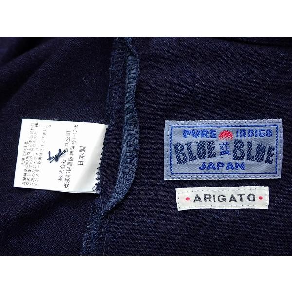 BLUE BLUE（ブルーブルー） インディゴ染め コットンカーディガン・1