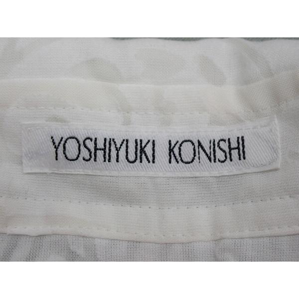 YOSHIYUKI KONISHI シワ加工シースルーシャツ△ユシユキコニシ