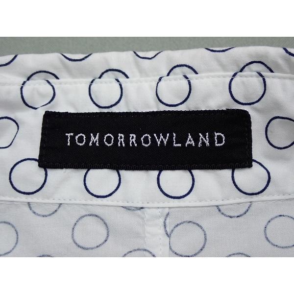 送料無料！美品 トゥモローランドドットトップス TOMORROWLAND（トゥモローランド） 送料無料 ドット柄シャツ・S
