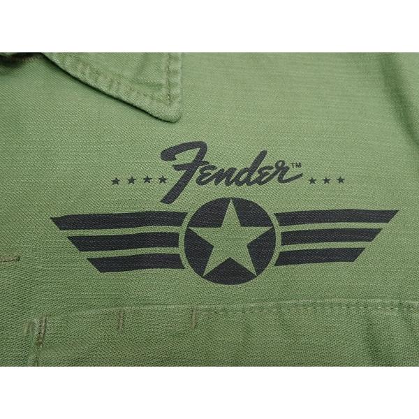 TK×Fender ユーティリティシャツ・3△タケオキクチ×フェンダー/ミリタリーシャツ/ギター/24*3*5-9｜k-eshop｜06