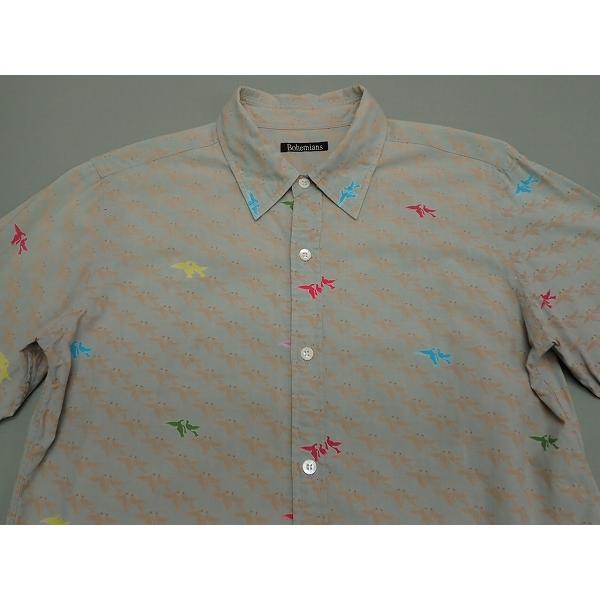 BOHEMIANS（ボヘミアンズ） 送料無料 総柄シャツ・1/S△ボヘミアンズ 