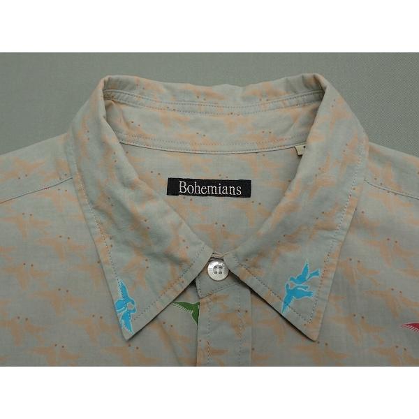 BOHEMIANS（ボヘミアンズ） 送料無料 総柄シャツ・1/S△ボヘミアンズ 