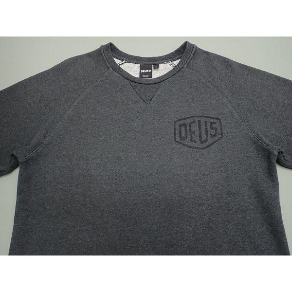 FLUX ✖︎Deus ex Machina SR Mサイズ DEUS EX MACHINA（デウスエクスマキナ） DEUS ロゴデザイン スウェット