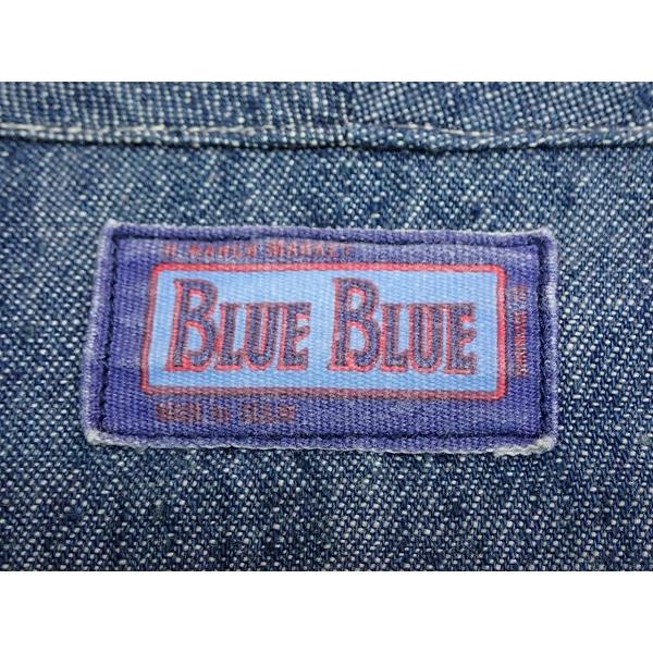 BLUE Blue デニムプルオーバーシャツ・2△ハリウッドランチマーケット 